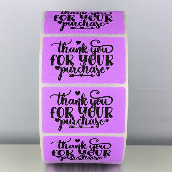 Thank You For Your Purchase Stickers – Small Business Packaging Labels 2" - Picture 9 of 11